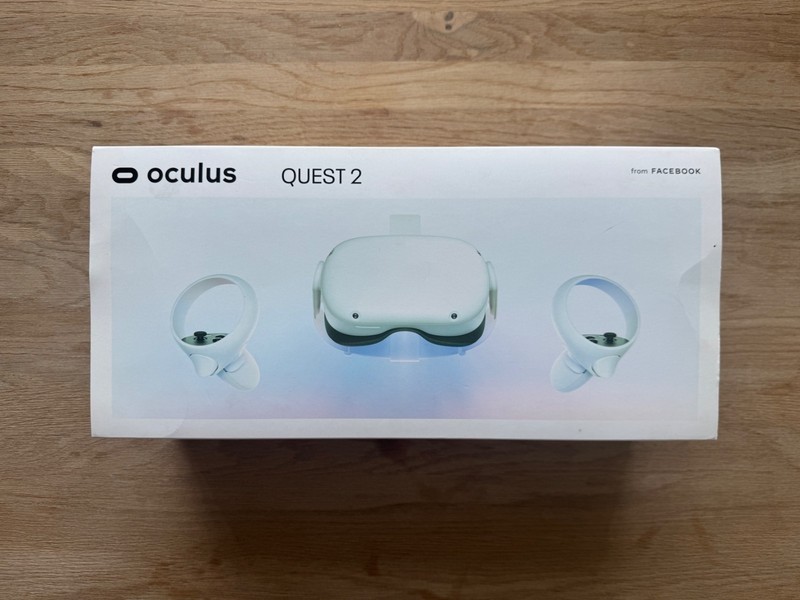 Oculus Quest 2 Virtual Reality Headset with 64GB Storage, Controllers, Boxed