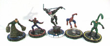 Marvel Heroclix Spider-Man Figure Lot, Sandman 065, Venom 071, Scorpion 046