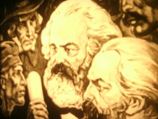16mm Soviete educational " Lenin . Three Sources of Marxism " film B/W movie