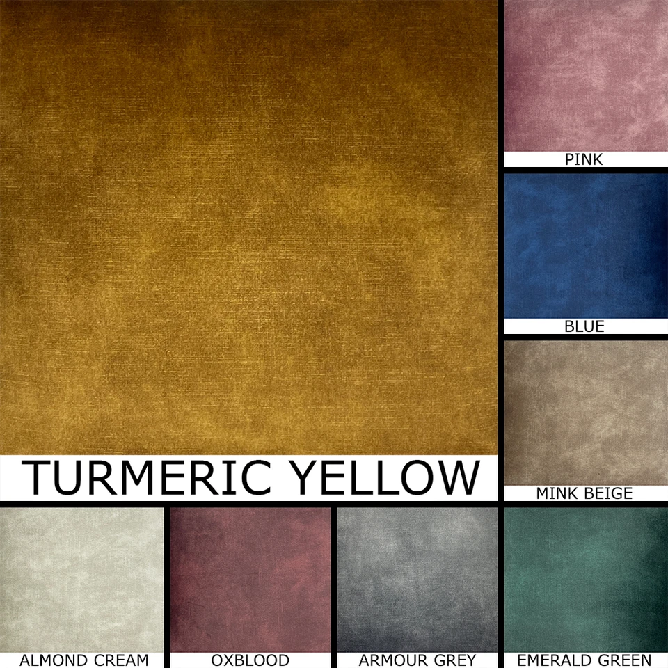 Coniston Velvet Fabric by the Metre – Soft Material for Crafts, Cushions & Décor