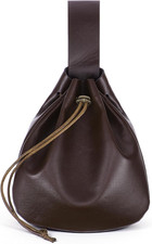 Leather Belt Pouch Vintage Leather Pouch Medieval Leathers Drawstring Pouches, R