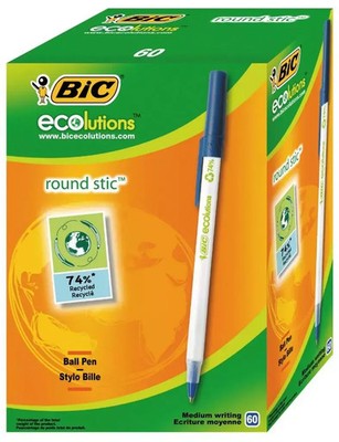 Długopis Round Stick Ecolutions niebieski BIC
