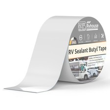 RV Roof Tape 4" x 50 Ft UV Resistant RV Sealant Tape Durable Waterproof and A