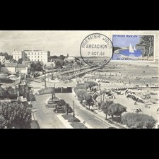 Carte maximum v7 - n° 1312 - Série touristique. Arcachon