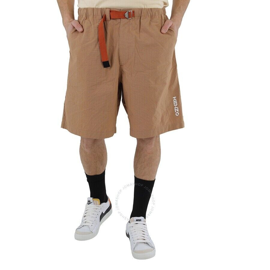 Мужские шорты Kenzo из хлопка на эластичной резинке с поясом обычного кроя Safron-Размер XS 16490₽