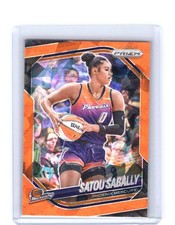 2025 Panini Prizm WNBA Satou Sabally #4 Orange Ice
