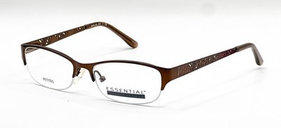 NEW ESSENTIAL EYEWEAR EN 1163 2027 BROWN AUTHENTIC EYEGLASSES 49-15
