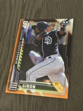 2016 Bowman Chrome Scout's Top 100 Updates Orange Refractor SSP /25 RUDDY GIRON