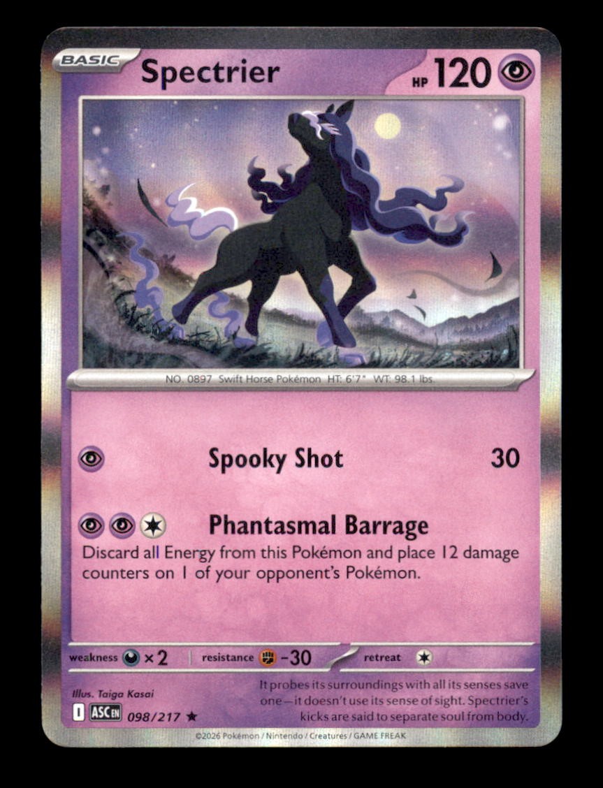 SPECTRIER 098/217 R ME: ASCENDED HEROES POKEMON LP