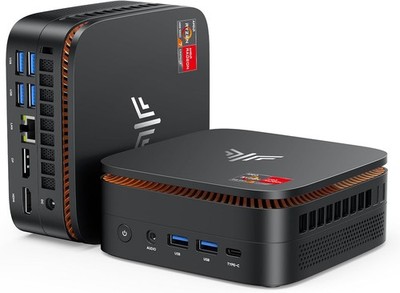NIPOGI H1 Mini Gaming PC AMD Ryzen 7 7735HS（Up to 4.75GHz） 24GB LPDDR5 1TB SSD