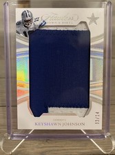 2025 Panini Flawless Down & Dirty Keyshawn Johnson Game-Worn Cowboys /14