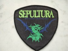 SEPULTURA  PATCH Original 1993 BLUE GRAPE Vin...