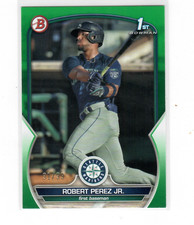 2023 Bowman Prospects Green #BP-124 Robert Perez Jr.  /99 Mariners 1st  ID:50090