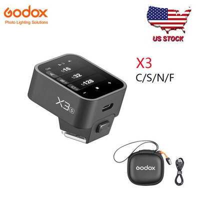 #ad US Godox X3 C N S F 2.4G Wireless Flash Trigger for Canon Nikon Sony Fuji Camera $79.00