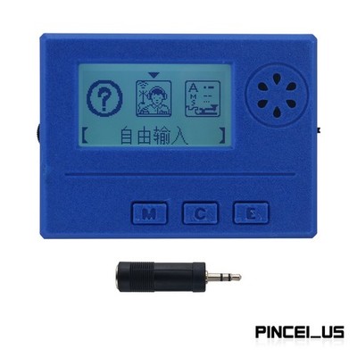 3D-Printed Morse Code Trainer Automatic CW Key 2x3.5mm Port w/2.3-in LCD Screen