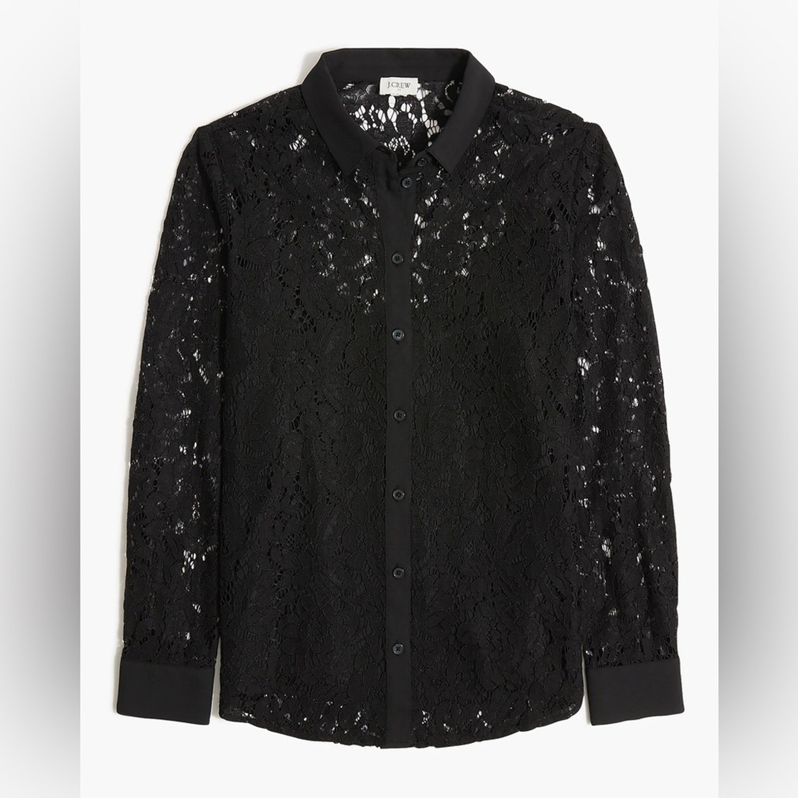 Women’s Lace Button-Up Shirt Classic Fit NWOT SOLD OUT