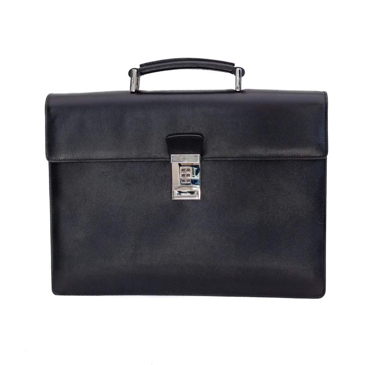 PRADA Leather Men's Briefcase/Document Case for sale | eBay