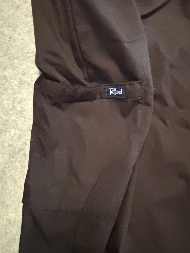 Tafford Pants Unisex Medium Black Medical Scrubs Drawstring Closure Pockets - Image 4 of 4