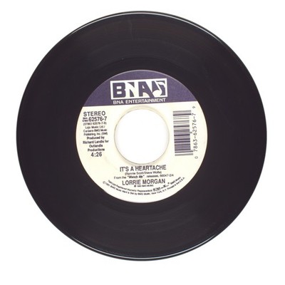 Lorrie Morgan - It's a Heartache; Half Enough 45 (VG)