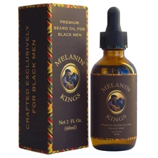 Melanin Kings Beard Oil for Black Men - Specialized formula -... 