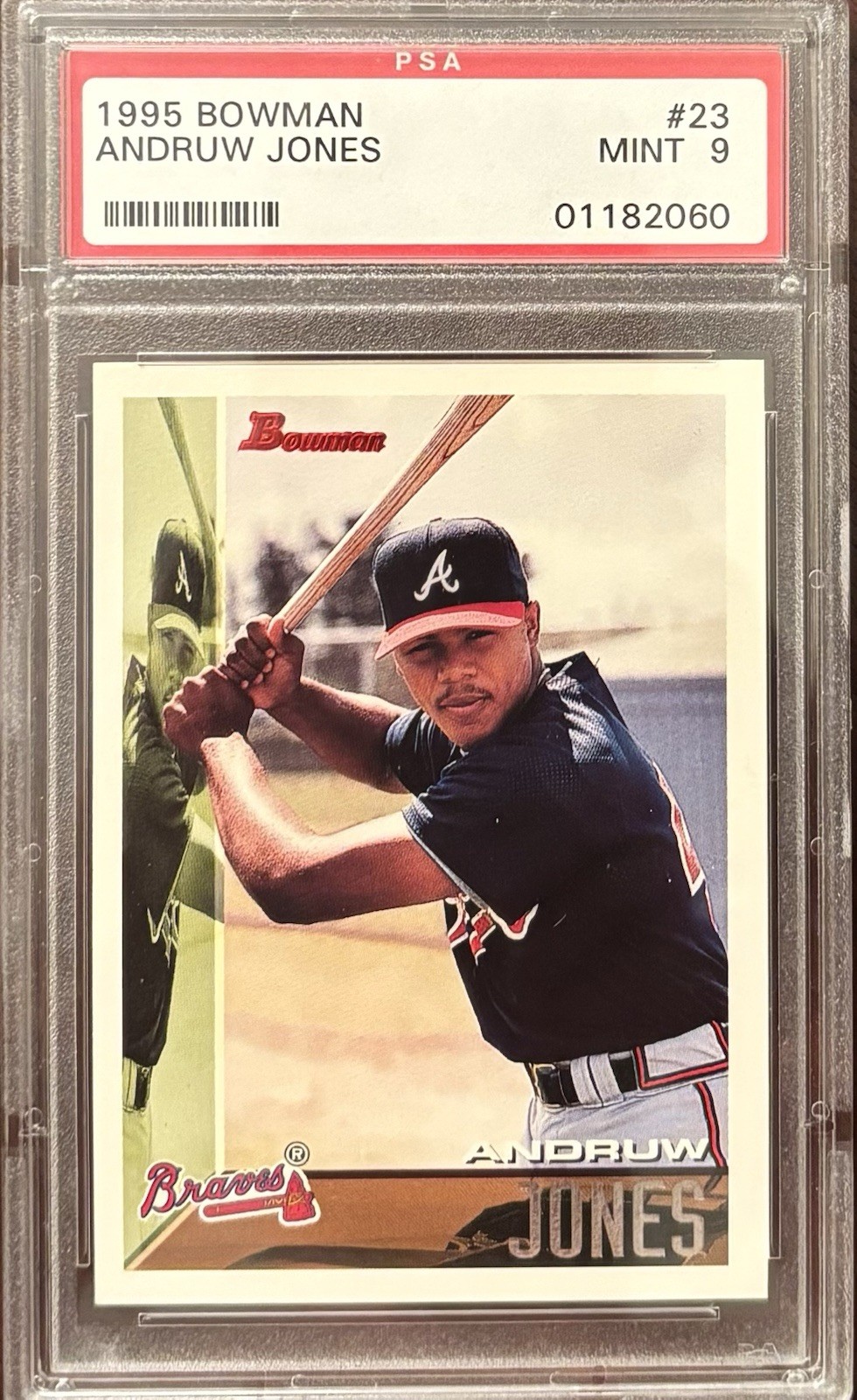 1995 Bowman Andruw Jones #23 RC HOF PSA 9 MINT Registry Rookie