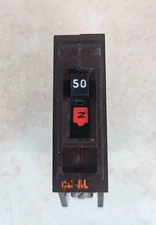 1) Wadsworth A150 50 Amp 1 Pole 1P Type A Metal Foot Breaker A150 W#