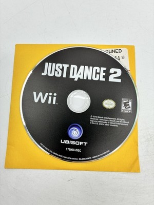 Just Dance 2 Nintendo Wii Game Disc Only RVL-SDE-USA-BO Ubisoft 2010