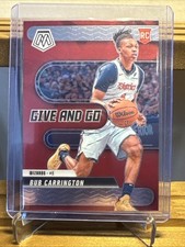 Bub Carrington #15 - RC Give and Go - 2024-25 Panini Mosaic - Wizards