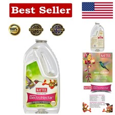 Ready to Use Hummingbird Nectar - 64 Oz Electrolyte-Rich Formula for Bird Lovers
