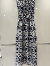 Primark Women’s Bandau Patterned Spring Summer Maxi Dress Size 8 Good Condition