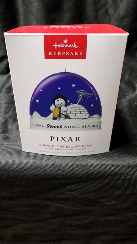 Hallmark Keepsake Pixar Snowman Snow Globe Hanging Christmas Ornament 2025