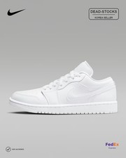 Nike Women's Air Jordan 1 Low White White White DV0990-111 Expeditedship