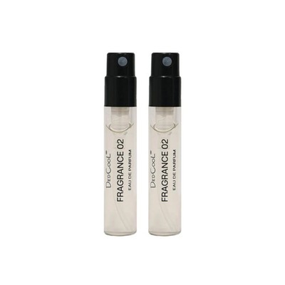x2 Dedcool - Fragrance 02 Eau de Parfum, Sample Size, 0.05 Fl Oz/1.5 mL