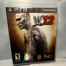 THQ WWE '12 Sony PlayStation 3 PS3 Game Disc & Case T Multiplayer Online 2011