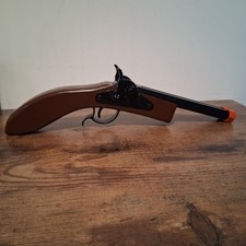 Vintage Toy Cap Gun Double Barrel Replica - Parris Savannah TN