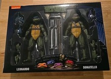 TMNT  Movie Leonardo & Donatello 7  Inch 2 Figure Pack NECA 2020 Sealed