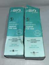 2 beBIO Keratin Treatment Hair Loss Mist Natural Multi Regenerating Vegan New Da
