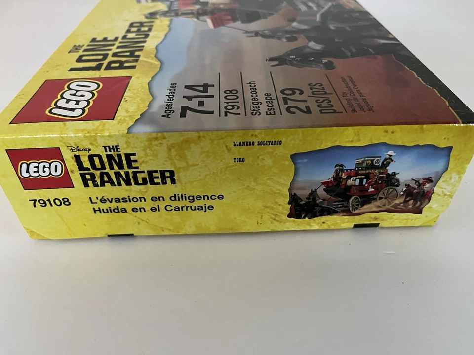 LEGO 79108 Одинокий рейнджер дилижанс побег вкл 5 минифигурки NISB новый запечатанный коробка - Изображение 4 из 4