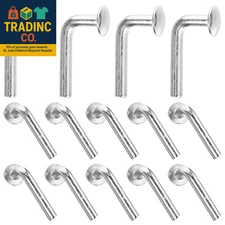 Universal Pallet Rack Drop Pin: 100 Pcs M5X5Mm Heavy Duty J Bolt Safety Clip, Cr