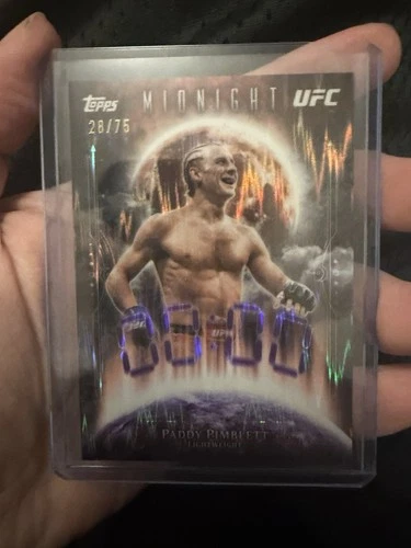 Topps 2026 Midnight UFC Paddy Pimblett Zero Hour Dusk /75 Case Hit SSP