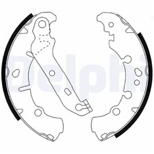 Bremsbackensatz hinten für Ford Puma EC Street KA RL2 | 211365