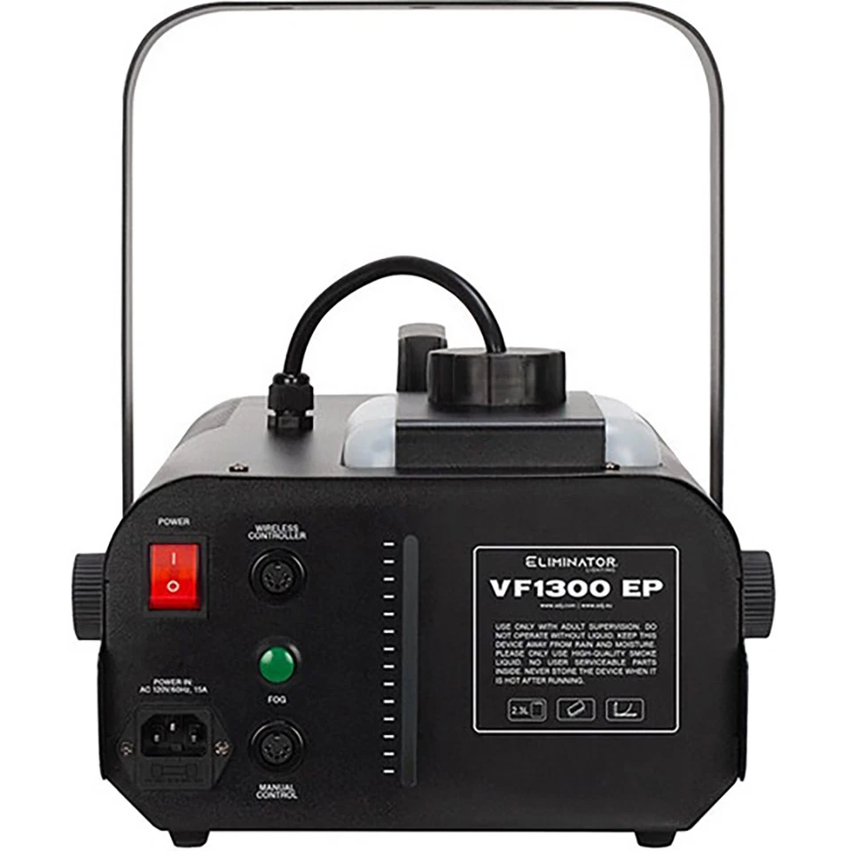 Eliminator Lighting VF1300 EP 1100W Mobile Fog Machine with Remote w/ Fog Fluid - Image 3 of 4