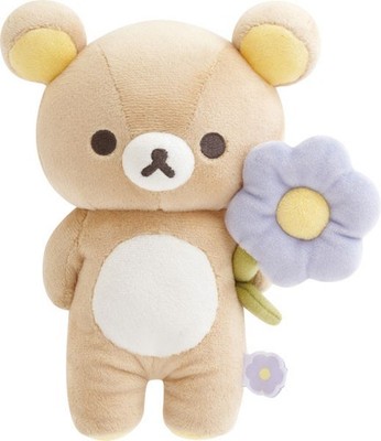 San-X Rilakkuma Flower Plüsch Stofftier OVP Japan