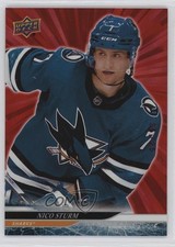 2024-25 Upper Deck Series 2 Outburst Red 24/25 Nico Sturm #385 4z8