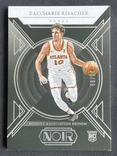 Zaccharie Risacher 2024-25 Panini Noir Rookies Association Edition RC /99 #142