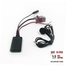 Bluetooth AUX Adapter Music MP3 Aux-in Audio Cable Microphone Handsfree
