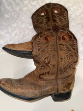 Ariat Girls brown leather Western Boots Size 4