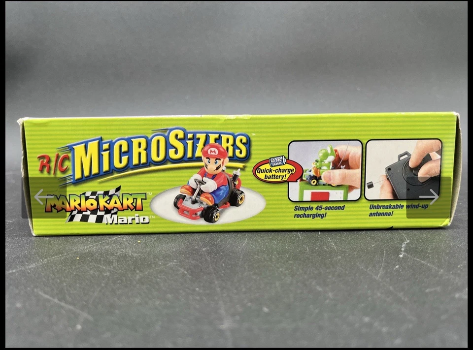 R/C MicroSizers Mario Kart 64 Remote Control Hobbico Tomy 2003 NEW VERY RARE - Image 2 of 4