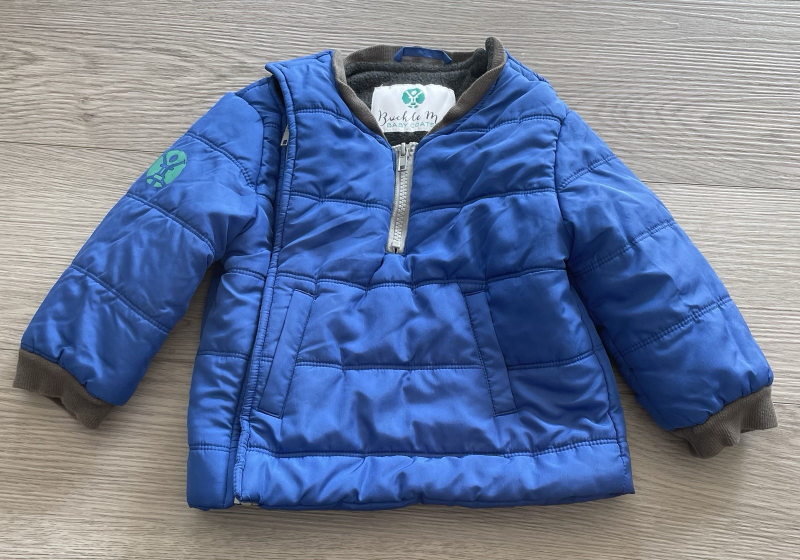 Cappotto bambino Buckle Me per seggiolino auto bambino taglia 2T blu
