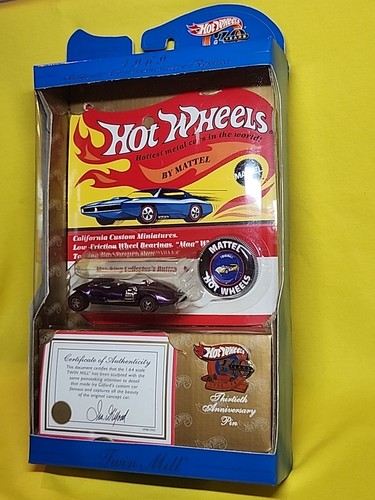 Hot Wheels 1997 Commemorative Replica 1969 Purple Twin Mill Certificate Pin🔥 - Bild 11 von 13